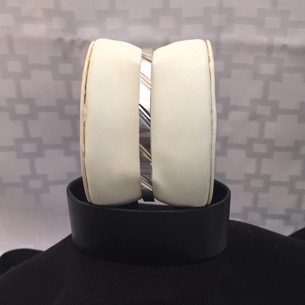 Monet Fashion Silvertone Bangle Bracelet